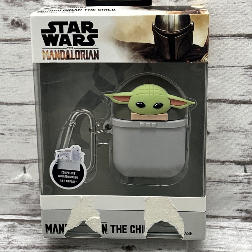Star Wars Disney Baby Yoda Airpod Case Mandalorian The Child Brand New